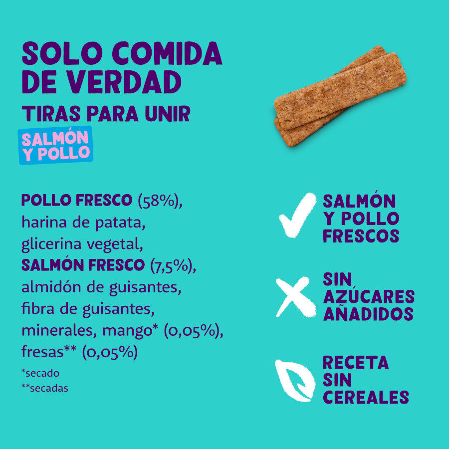 75 g Edgard & Cooper Tiras de Salm&oacute;n y Pollo para perros, , large Imagen numero 5